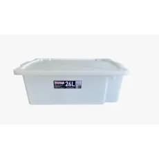 Caixa Multiuso Com Tampa 26 Litros Plasnew