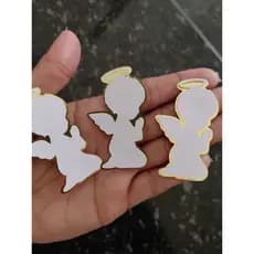 Kit Aplique de Anjos – Ideal para Batizado – Decoração Festas, Lembrancinhas e Artesanatos - scrap