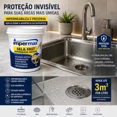 SELA FAST  Impermeabilizante invisivel fácil de usar Multi-uso secagem rapida - Pia rachaduras ralos