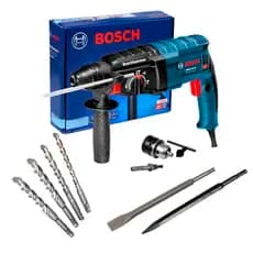 Bosch Martelete Perfurador Rompedor GBH 2-24D 820W SDS Plus 2.7J + Kit Brocas