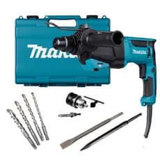 Martelo comb Rompedor Sds Plus Hr2670 Makita 800W + Kit sds