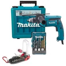 Furadeira de Impacto Makita HP1640 Mandril 13mm 760W 2800rpm Com Maleta Brocas e Bits