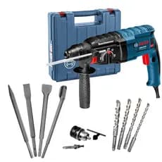 Bosch Martelete Perfurador Rompedor GBH 2-24D 820W SDS Plus com Maleta e Kit Completo