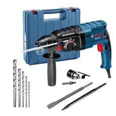 Martelete Perfurador Rompedor Bosch GBH 2-24D 820W + Kit Completo
