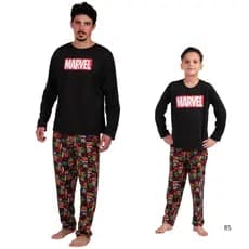 KIT PIJAMAS INVERNO ESTAMPAS DIVERTIDAS