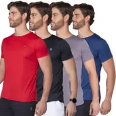 Kit 4 Camiseta Dry Fit Academia Masculina Treino Corrida Esportes