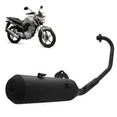 Escapamento Modelo Original Titan Fan Start Cargo 160 2016 Até 2017