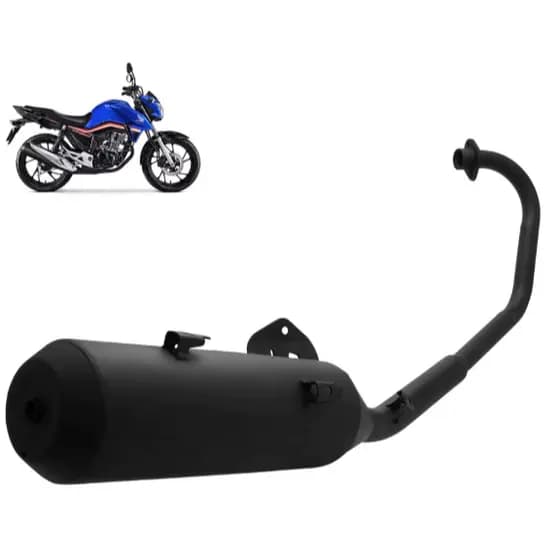 Escapamento Modelo Original Titan Fan Start Cargo 160 2018 Até 2023
