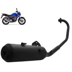 Escapamento Modelo Original Titan Fan Start Cargo 160 2018 Até 2023
