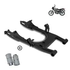 Balança Traseira Quadro Elástico Cg 125 Titan 2000 Até 2004 Honda Cg 125 Fan 2005 Até 2013