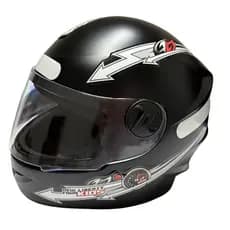 CAPACETE INFANTIL KIDS PRO TORK PRETO FOSCO TAMANHO 54