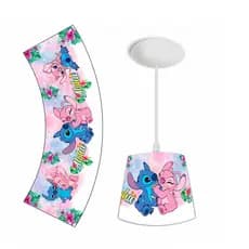 PENDENTE LUMINARIA DE TETO INFANTIL BEBE- STITCH ALOHA
