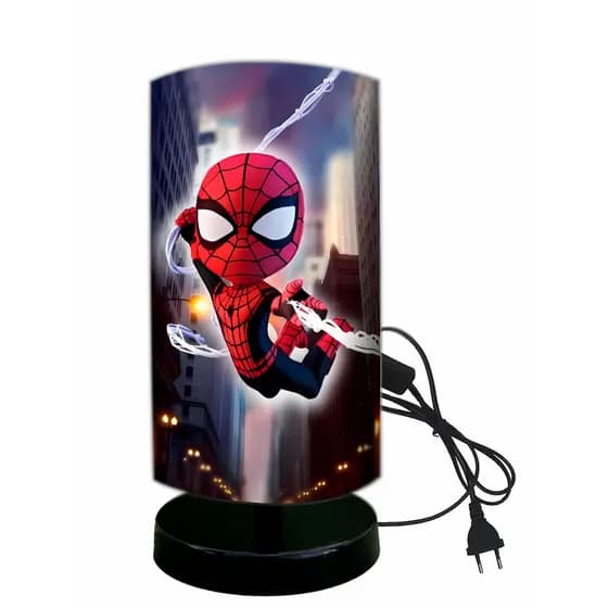 ABAJUR LUMINARIA INFANTIL QUARTO BEBE UNIQUE ARANHA CUTE