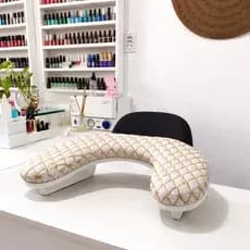Apoio Suporte de Mão Manicure Ergonômico LUXOR Conforto Profissional Nail Designers Alongamento Unha