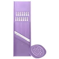 Cortador de Legumes Dupla Face Fatiador e Ralador  lilas