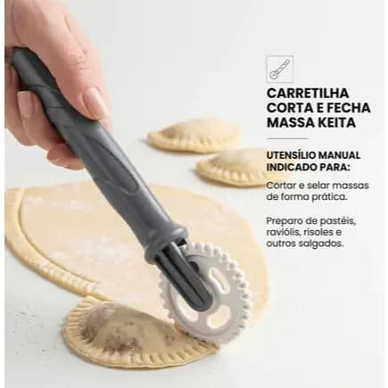 Cortador e Fechador de Pastel 2 em 1 Praticidade na cozinha