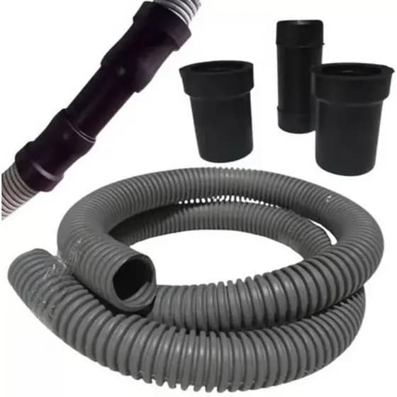 Kit Extensor Mangueira Máquina de Lavar - 1m 28mm Universal com Emendas para Dreno e Saída de Água