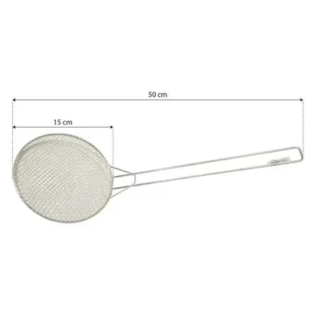 ESCUMADEIRA DE ARAME REFORÇADA 50CM – IDEAL PARA FRITURAS E USO PROFISSIONAL