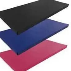 Colchonete 90x40x3 Dobrável Impermeável Rosa - Azul - Preto / Academia Yoga Camping Confortável
