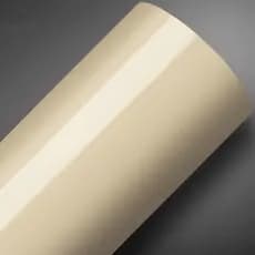 Vinil Adesivo para envelopamento bege laca brilho de moveis, parede e eletrodoméstico 100cm x 50cm