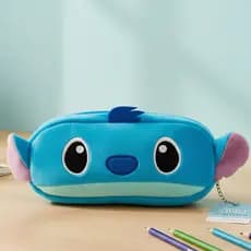 Lindo Estojo Escolar Fofo Stitch Pelúcia Porta Lápis Canetas Voltas as aulas, FRETE GRATIS