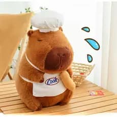 Brinquedo de Pelúcia Capivara Animal 30CM, Super Fofa e Macia Qualidade Premium
