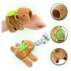 Pulseira de Pelúcia de Capivara Musical Fofa Capivara Brinquedos De Pelúcia Pulseira Bate Enrola Presentes Fofos