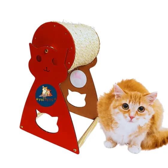arranhador para gatos  brinquedos para gatos pet gato interativo com tapete higiênico de sisal