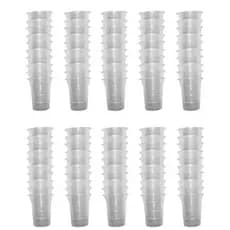Kit 100 Unidades Cálice Copinho para Santa Ceia Acrílico Transparente