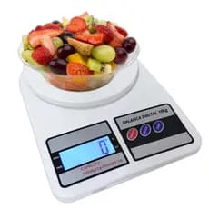 Balança de precisão para cozinha - 10Kg -Com Pilhas AAA - Balança Digital Cozinha