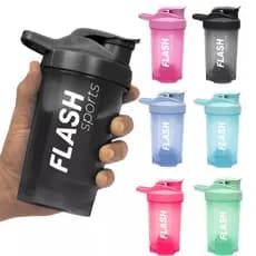 Coqueteleira Academia 500ml Shakeira Copo Garrafa Shake Mola