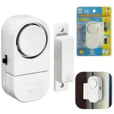 Kit 2 / 4 Alarme Sonoro para Portas e Janela Sem Fios + batarias