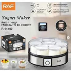 Iogurteira 7 Potes Elétrica Grego Natural Raf 220 Volts