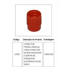 Buchas De Redução P/ Conduite Corrugado 25mm 32mm verde,vermelho, laranja  Conforme Descrição nas Fotos ,Pacote C/25 Pcs