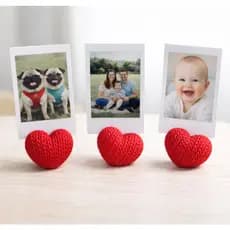 Kit Porta Foto Coração Porta Retrato Mesa Decoração Mesa Decoração Casa Recados Cartão Recados Cartão Lembrancinha