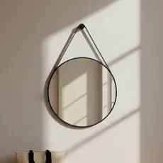 Espelho Decorativo Adnet 30CM + Suporte Completo - Casa Domo