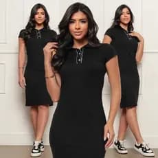 Vestido Polo Tecido Premium Versatil
