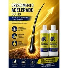 Kit Crescimento Capilar Biovin-A Força de Cavalo Hidralise 500ml