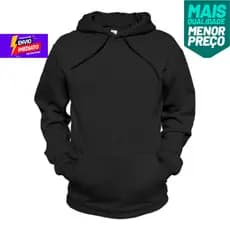 Blusa Moletom Canguru Com Capuz Algodão Qualidade Premium Atacado