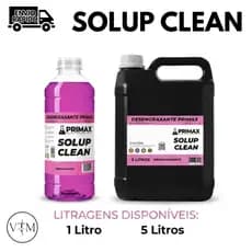 Solup Clean Limpador Desengraxante Remove Graxa Óleo e Gordura para Carros Motos Motores e Peças
