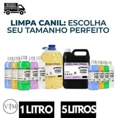 Limpa Canil Desinfetante Elimina Maus Odores e Higieniza Canis Gatis Pet Shops Clínicas Veterinárias e Quintais