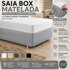Saia Para Cama Box Matelada Solteiro