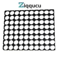 Espaçador De Célula ZIQQUCU 8x10 18650 Suporte De Bateria De Lítio Plástico Para Bricolagem Pacote 18,4mm De Diâmetro Do Furo