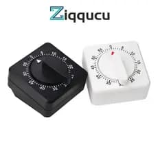 ZIQQUCU Cozinha Artesanal Artesanato Mecânico De Vento Up 60 Minutos Temporizador De Rotativo 360 Graus Gerenciamento De Tempo De Cozimento