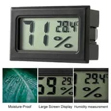 Medidor Digital LCD De Temperatura Mini De Umidade Termômetro Interno-Higrômetro Com Bateria Para Humidors , Estufa , Jardim , Adereço , Armário , Geladeira De Animais De Estimação