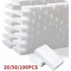 20/50/100PCS Apagador De Esponja Mágico Branco Limpeza Da Cozinha Melamina Branca Lavagem