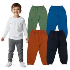 Kit 2 Calça Moletom Infantil Menino Lisas Sortidas Meia Estação Masculina Confortável e Estilosa
