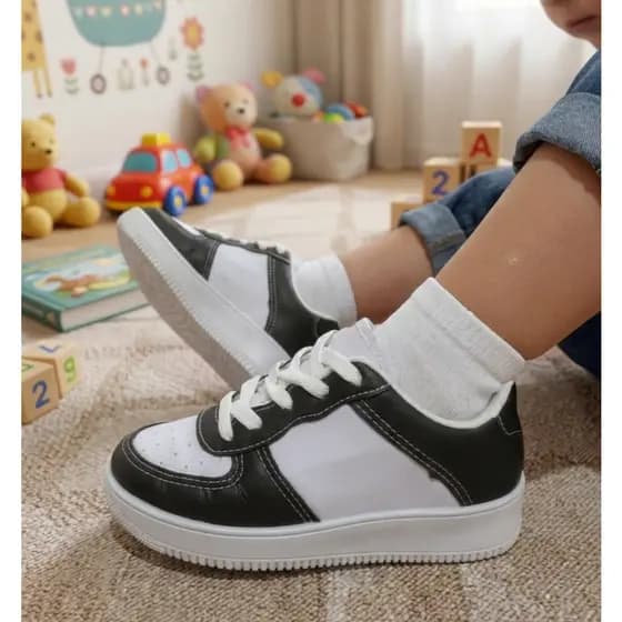 Tênis infantil escolar courino air