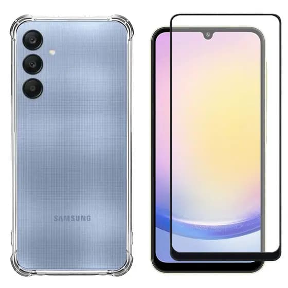 Capinha Capa Case + Película Cerâmica P/ Samsung Galaxy A25 - Tech Otoni