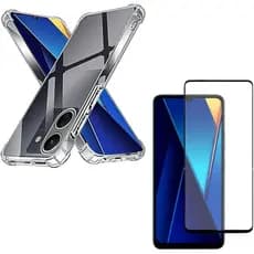 Capa Capinha Anti Impacto + Película Premium 9D Cerâmica Para Poco C65